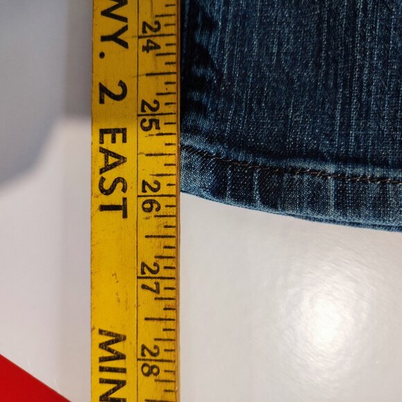 Volcom 2x4 jeans tight fit denim blue men's youth size 26 - Picture 13 of 13